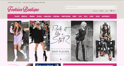 Desktop Screenshot of footsiesboutique.com